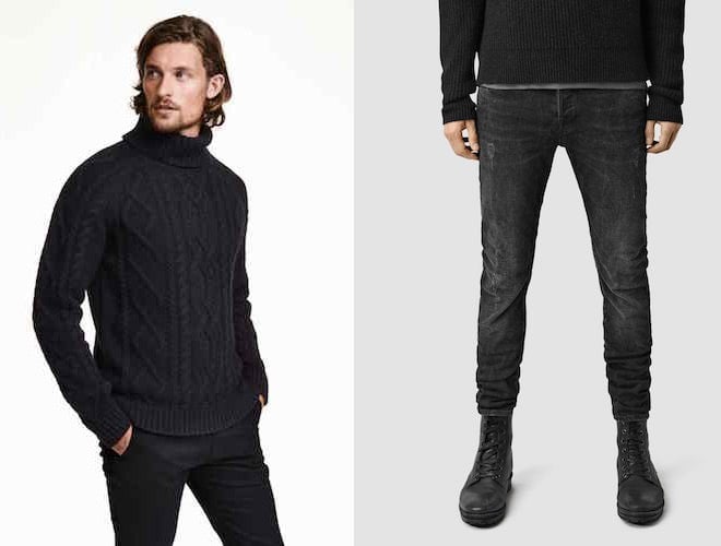 maglione e jeans uomo inverno 2016