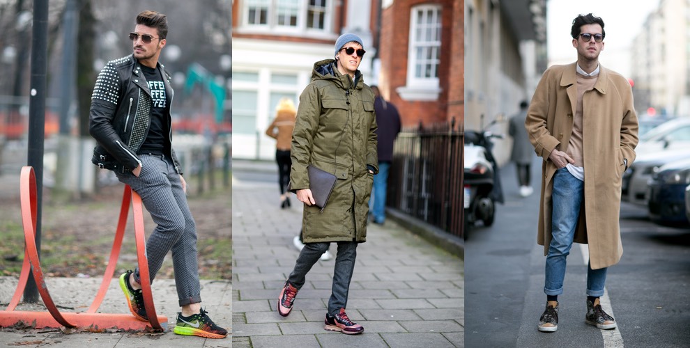 Street style moda uomo inverno