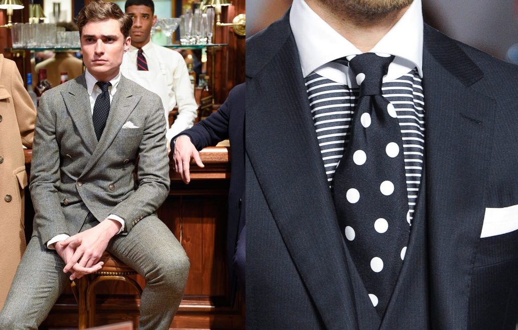 Come Abbinare La Cravatta A Pois La Nostra Guida Moda Uomo Moda