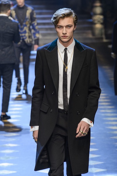 Dolce e Gabbana completo nero uomo inverno 2018