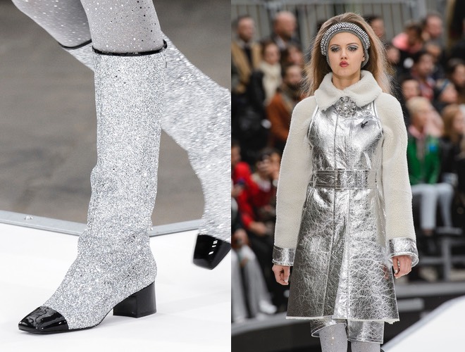 Completo donna argento chanel 2018