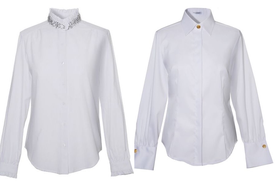 Nara camicie camicette bianche donna 2017-2018