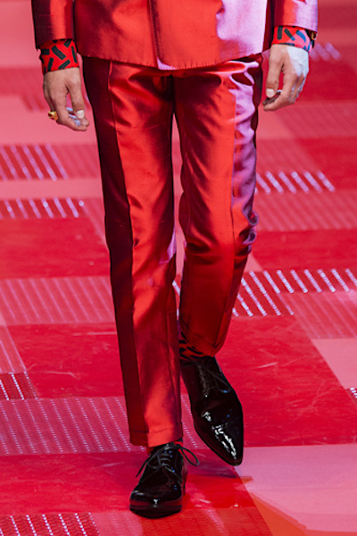 pantaloni rossi dolce gabbana uomo