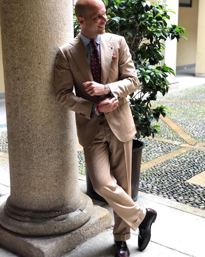 Luca Rubinacci outfit 2018