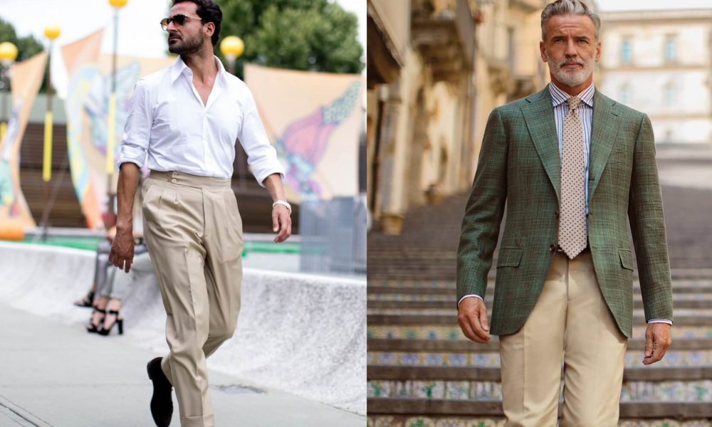 Pantaloni Beige 5 Abbinamenti Uomo Che Funzionano Sempre Moda Uomo Moda Donna